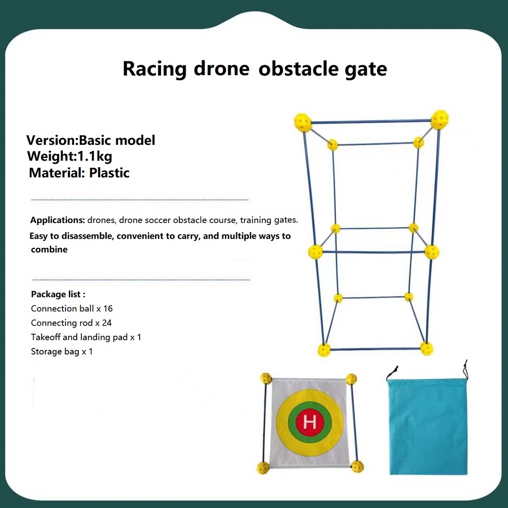 Drone Racing Gate - Puerta de Obstáculos para Carreras, Estructura