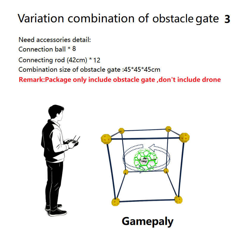 Puerta de Obstáculos para Carr - Drone Racing Gate reseña y precio
