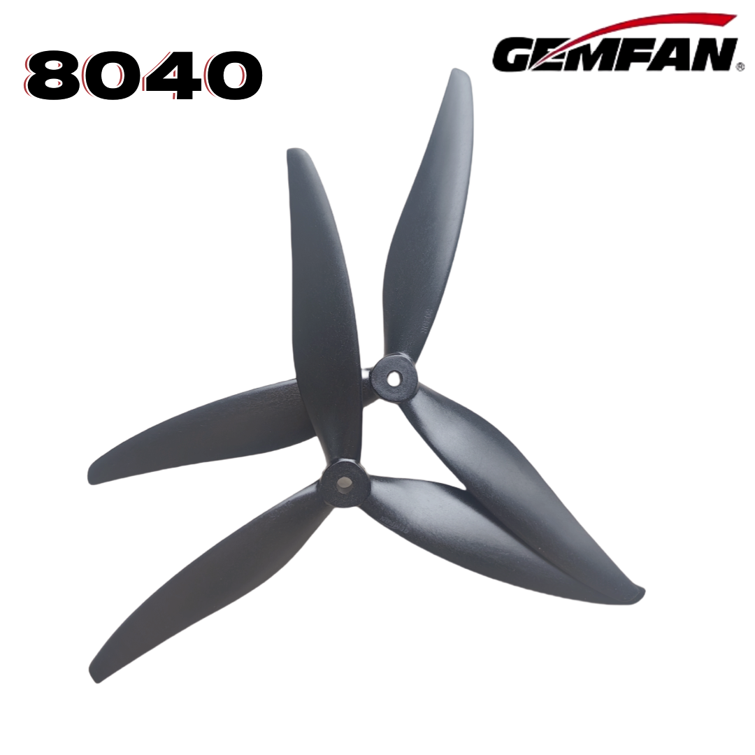 Gemfan 8040 8X4X3 hélice de 3  - Drone Racing Motor reseña y precio