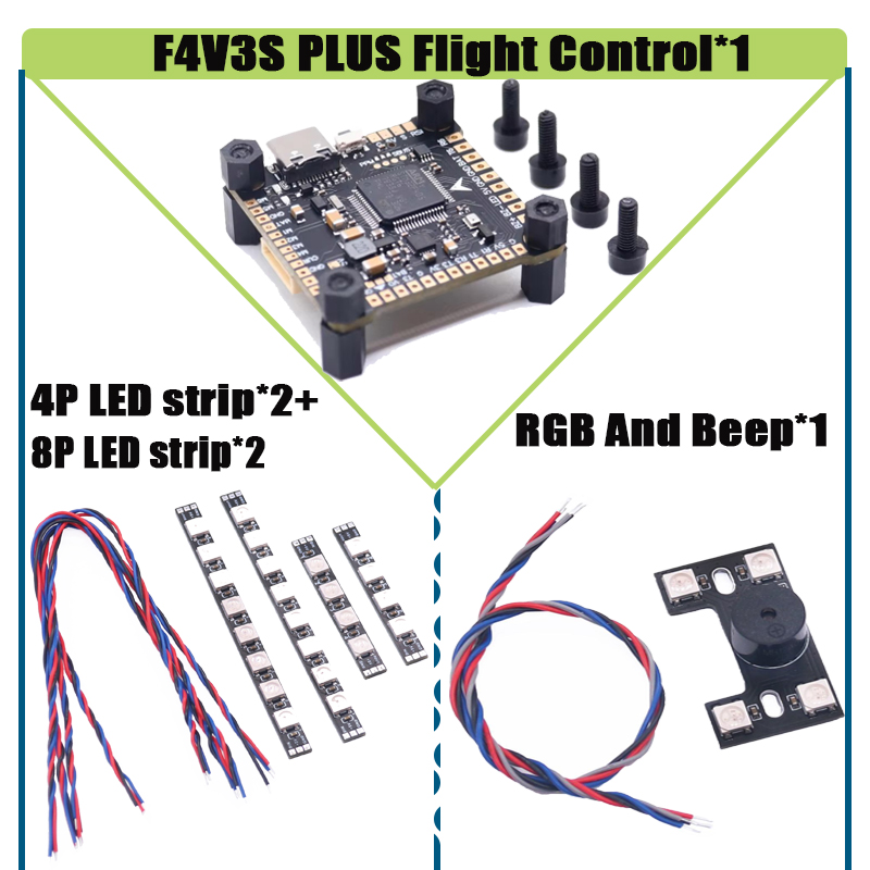 RCtoSky F4V3S PLUS F722 F745 H - Drone Racing Flight Controller reseña y precio