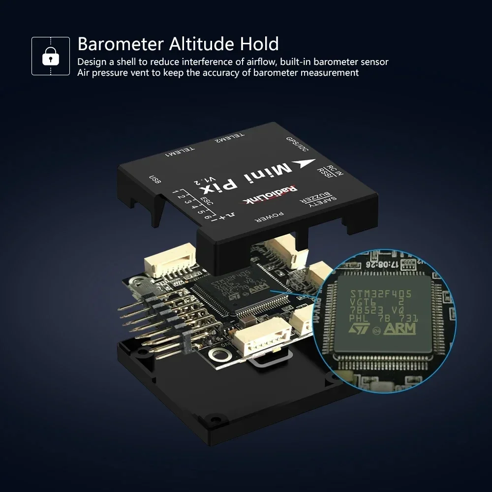 Radiolink Nuevo Mini PIX V1.2  - Drone Racing Flight Controller reseña y precio
